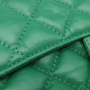シャネル CHANEL マトラッセ ミニ チェーンショルダー グリーン レザー チェーンウォレット マットゴールド金具 緑 ソルド品