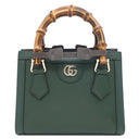 グッチ GUCCI グッチ ダイアナ スモール トートバッグ 832936 グリーン レザー バンブー 2WAYバッグ ゴールド金具 緑 ショルダー