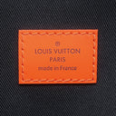 ルイヴィトン LOUIS VUITTON ディスカバリー バムバッグ N40161 ダミエコバルト レザー ダミエコバルトキャンバス ウエストバッグ シルバー金具 オレンジ ボディバッグ ヒップバッグ