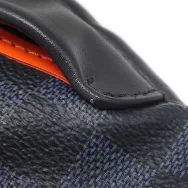 ルイヴィトン LOUIS VUITTON ディスカバリー バムバッグ N40161 ダミエコバルト レザー ダミエコバルトキャンバス ウエストバッグ シルバー金具 オレンジ ボディバッグ ヒップバッグ