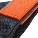 ルイヴィトン LOUIS VUITTON ディスカバリー バムバッグ N40161 ダミエコバルト レザー ダミエコバルトキャンバス ウエストバッグ シルバー金具 オレンジ ボディバッグ ヒップバッグ