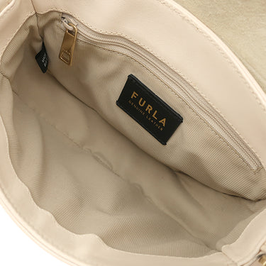 フルラ FURLA ミスミミ アイボリー レザー ショルダーバッグ ゴールド金具 MISS MIMI