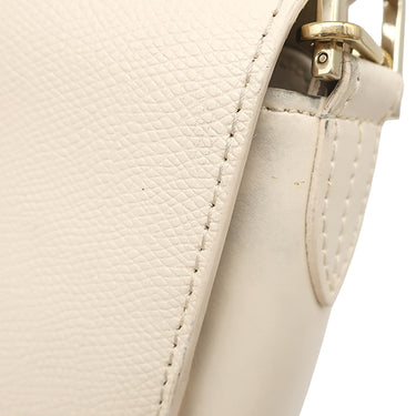フルラ FURLA ミスミミ アイボリー レザー ショルダーバッグ ゴールド金具 MISS MIMI