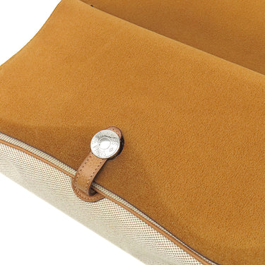 エルメス HERMES サックコロラドMM ナチュラル トワルアッシュ ヴァッシュリエジェ ショルダーバッグ シルバー金具 ワンショルダー ソルド品