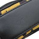 バレンシアガ BALENCIAGA ネイビーカバス XS 390346 イエロー×ブラック コットンキャンバス レザー 2WAYバッグ シルバー金具 黒 レオパード ヒョウ柄