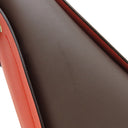 フルラ FURLA ドルチェッツァ オレンジ×ブラウン レザー 2WAYバッグ ゴールド金具 ハンドバッグ ショルダー DOLCEZZA 柿 フルーツ