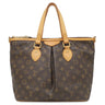 ルイヴィトン LOUIS VUITTON パレルモ PM M40145 モノグラム モノグラムキャンバス 2WAYバッグ ゴールド金具 茶 ハンドバッグ ショルダー