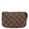 ルイヴィトン LOUIS VUITTON ミニ ポシェット アクセソワール N58009 ダミエエベヌ ダミエキャンバス アクセサリーポーチ ゴールド金具 茶 ポーチ