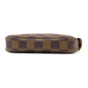 ルイヴィトン LOUIS VUITTON ミニ ポシェット アクセソワール N58009 ダミエエベヌ ダミエキャンバス アクセサリーポーチ ゴールド金具 茶 ポーチ