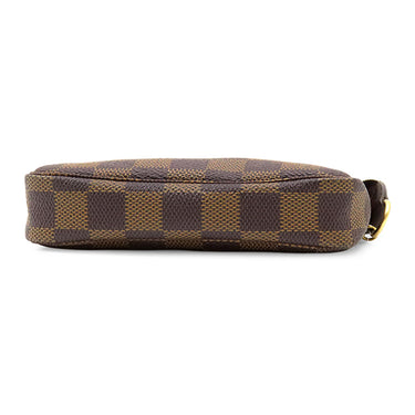 ルイヴィトン LOUIS VUITTON ミニ ポシェット アクセソワール N58009 ダミエエベヌ ダミエキャンバス アクセサリーポーチ ゴールド金具 茶 ポーチ