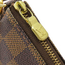 ルイヴィトン LOUIS VUITTON ミニ ポシェット アクセソワール N58009 ダミエエベヌ ダミエキャンバス アクセサリーポーチ ゴールド金具 茶 ポーチ