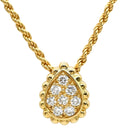ブシュロン BOUCHERON セルパンボエム エクストラスモール ペンダント JPN00611 イエローゴールド K18YG ダイヤモンド ネックレス 18K 750 YG 8P ダイヤ