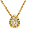 ブシュロン BOUCHERON セルパンボエム エクストラスモール ペンダント JPN00611 イエローゴールド K18YG ダイヤモンド ネックレス 18K 750 YG 8P ダイヤ