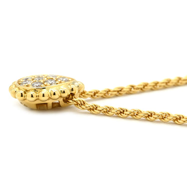ブシュロン BOUCHERON セルパンボエム エクストラスモール ペンダント JPN00611 イエローゴールド K18YG ダイヤモンド ネックレス 18K 750 YG 8P ダイヤ