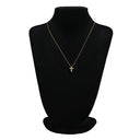 ティファニー Tiffany & Co ドッツクロス ダイヤ イエローゴールド K18YG ダイヤモンド ネックレス エルサ ペレッティ18K 750 十字架 スモールクロス