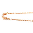 ティファニー Tiffany & Co Tスマイル ミニ ダイヤモンド ローズゴールド K18PG ダイヤモンド ネックレス ピンクゴールド T＆Co. T smile Au750 18K 18金