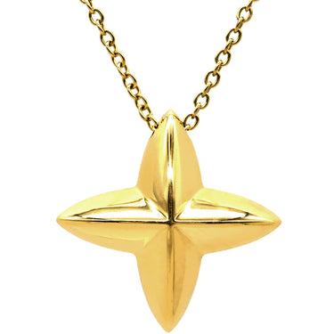 ティファニー Tiffany & Co シリウス スター イエローゴールド K18YG ネックレス 18KT 750 YG エルサペレッティ 立体モチーフ ロングネックレス