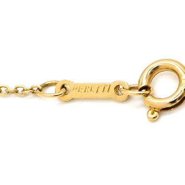 ティファニー Tiffany & Co シリウス スター イエローゴールド K18YG ネックレス 18KT 750 YG エルサペレッティ 立体モチーフ ロングネックレス