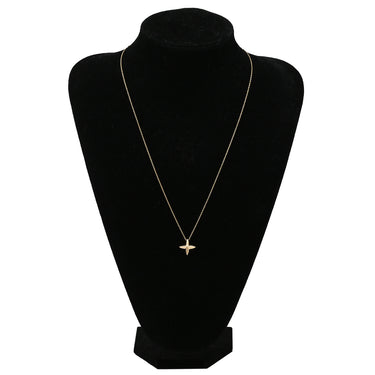ティファニー Tiffany & Co シリウス スター イエローゴールド K18YG ネックレス 18KT 750 YG エルサペレッティ 立体モチーフ ロングネックレス