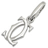 カルティエ Cartier 2Cチャーム B3008800 ホワイトゴールド K18YG ペンダントトップ ネックレストップ 750 18K 18金