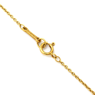 ティファニー Tiffany & Co ビーン デザイン ペンダント 18mm イエローゴールド K18YG ネックレス 18K 750 YG 18金 エルサペレッティ