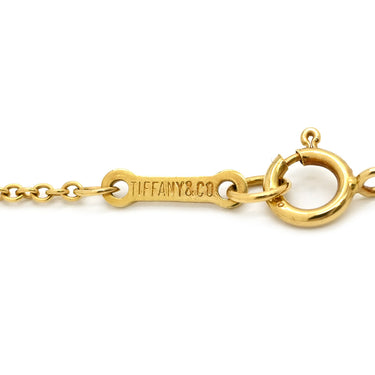 ティファニー Tiffany & Co ビーン デザイン ペンダント 18mm イエローゴールド K18YG ネックレス 18K 750 YG 18金 エルサペレッティ