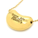 ティファニー Tiffany & Co ビーン デザイン ペンダント 18mm イエローゴールド K18YG ネックレス 18K 750 YG 18金 エルサペレッティ