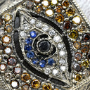 ローリー・ロドキン Loree Rodkin アイモチーフ スクエアリング イエローゴールド K18YG ダイヤモンド サファイア リング 指輪 18K 750 ダイヤ サファイア 13号