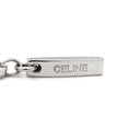 セリーヌ CELINE ダイヤ デザインペンダント ホワイトゴールド K18WG ダイヤモンド ネックレス 750 18K WG 透かし 立体デザイン 筒型