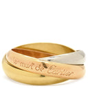 カルティエ Cartier トリニティクラシック ホワイトゴールド×イエローゴールド×ピンクゴールド K18WG K18YG K18PG #53(JP13) リング 指輪 3連 3カラー 18K 750 13号