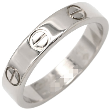 カルティエ Cartier LOVE ミニラブリング B4085100 ホワイトゴールド K18WG #48(JP8) リング 指輪 750 18K WG スモールモデル 8号