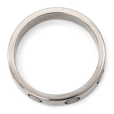 カルティエ Cartier LOVE ミニラブリング B4085100 ホワイトゴールド K18WG #48(JP8) リング 指輪 750 18K WG スモールモデル 8号
