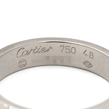 カルティエ Cartier LOVE ミニラブリング B4085100 ホワイトゴールド K18WG #48(JP8) リング 指輪 750 18K WG スモールモデル 8号