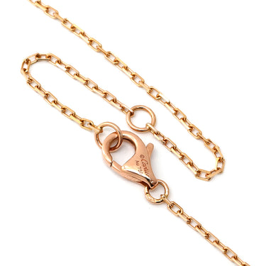 カルティエ Cartier ロゴ ドゥーブルC B7219300 ローズゴールド K18PG ダイヤモンド ネックレス Au750 K18 18金 ダイヤモンド 2C C2 オーバル
