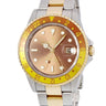 腕時計 ロレックス ROLEX GMTマスター II 16713 F番 自動巻き メンズ F番 K18YG×SS コンビ ルートビア イエローロレゾール デイト
