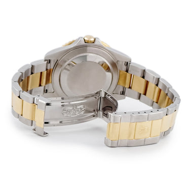 腕時計 ロレックス ROLEX GMTマスター II 16713 F番 自動巻き メンズ F番 K18YG×SS コンビ ルートビア イエローロレゾール デイト