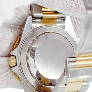 腕時計 ロレックス ROLEX GMTマスター II 16713 F番 自動巻き メンズ F番 K18YG×SS コンビ ルートビア イエローロレゾール デイト