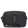 イヴ・サンローラン Yves Saint Laurent ルー カメラバッグ 612544 ブラック レザー ショルダーバッグ ガンメタル金具 YSL カサンドラ タッセル付き