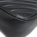 イヴ・サンローラン Yves Saint Laurent ルー カメラバッグ 612544 ブラック レザー ショルダーバッグ ガンメタル金具 YSL カサンドラ タッセル付き