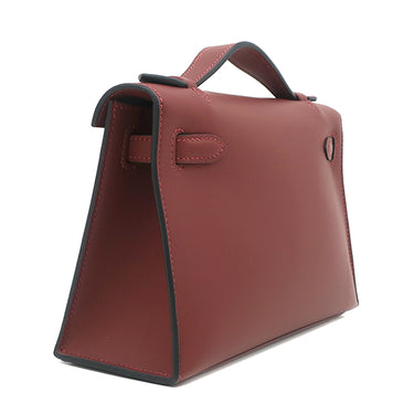 エルメス HERMES ポシェットケリー ルージュアッシュ ヴォースイフト ハンドバッグ ゴールド金具 新品 未使用 赤 2026年製