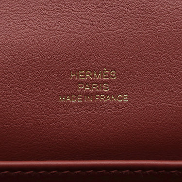 エルメス HERMES ポシェットケリー ルージュアッシュ ヴォースイフト ハンドバッグ ゴールド金具 新品 未使用 赤 2026年製