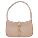 サンローラン SAINT LAURENT ル サンカセット 710318 ピンクベージュ カーフ ハンドバッグ ヴィンテージ金具 LE 5 A 7 MINI ワンハンドル カサンドラ