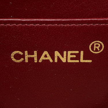 シャネル CHANEL デカマトラッセ A01094 ブラック ラムスキン ショルダーバッグ ゴールド金具 黒 フラップバッグ チェーンショルダー