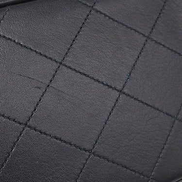 シャネル CHANEL デカマトラッセ A01094 ブラック ラムスキン ショルダーバッグ ゴールド金具 黒 フラップバッグ チェーンショルダー