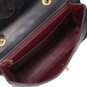 シャネル CHANEL デカマトラッセ A01094 ブラック ラムスキン ショルダーバッグ ゴールド金具 黒 フラップバッグ チェーンショルダー