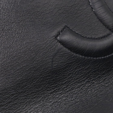 シャネル CHANEL デカマトラッセ A01094 ブラック ラムスキン ショルダーバッグ ゴールド金具 黒 フラップバッグ チェーンショルダー