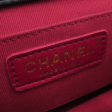 シャネル CHANEL ココマーク ミニ チェーンショルダー ブラック カーフ ショルダーバッグ ゴールド金具 黒