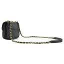 シャネル CHANEL ココマーク ミニ チェーンショルダー ブラック カーフ ショルダーバッグ ゴールド金具 黒