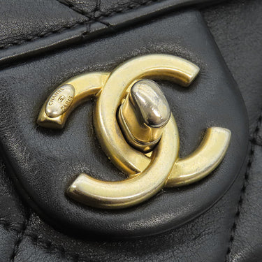 シャネル CHANEL ココマーク ミニ チェーンショルダー ブラック カーフ ショルダーバッグ ゴールド金具 黒