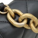 シャネル CHANEL ココマーク ミニ チェーンショルダー ブラック カーフ ショルダーバッグ ゴールド金具 黒